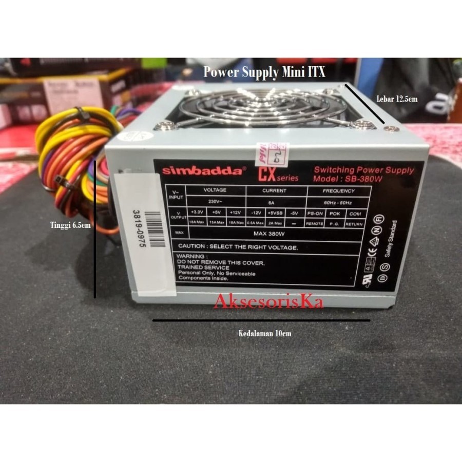 Jual Powersupply Power Supply Psu Simbada Mini Cx Series Watt Shopee Indonesia