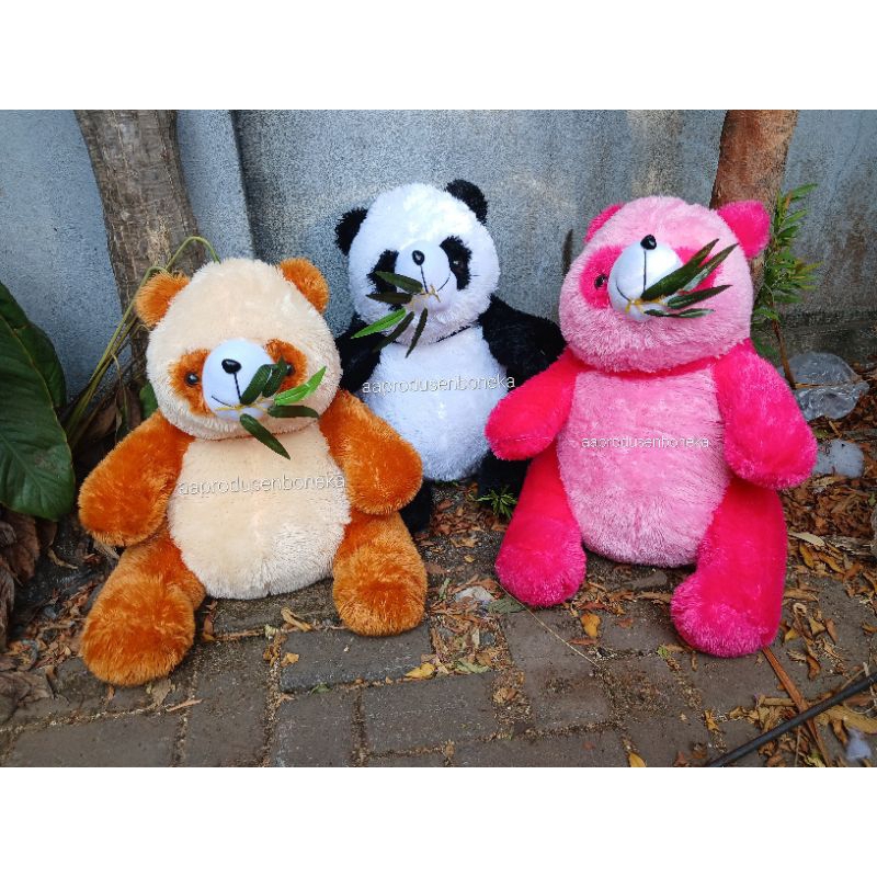 Jual Boneka Panda Bambu Rumput SNI Model duduk Gemoy M XL Jumbo ...