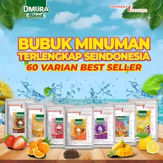 [SERIES] OMURA BLEND Bubuk Minuman Premium Aneka Rasa Mengandung Gula Instant Powder Drink Omura Powder 500 GR