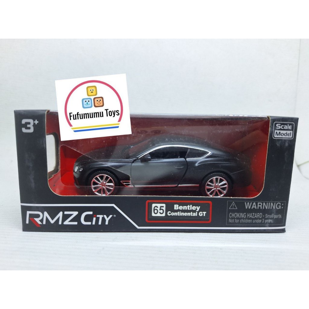 Miniatura Bentley Continental GT RMZ 1/38 Metal e Fricção Azul