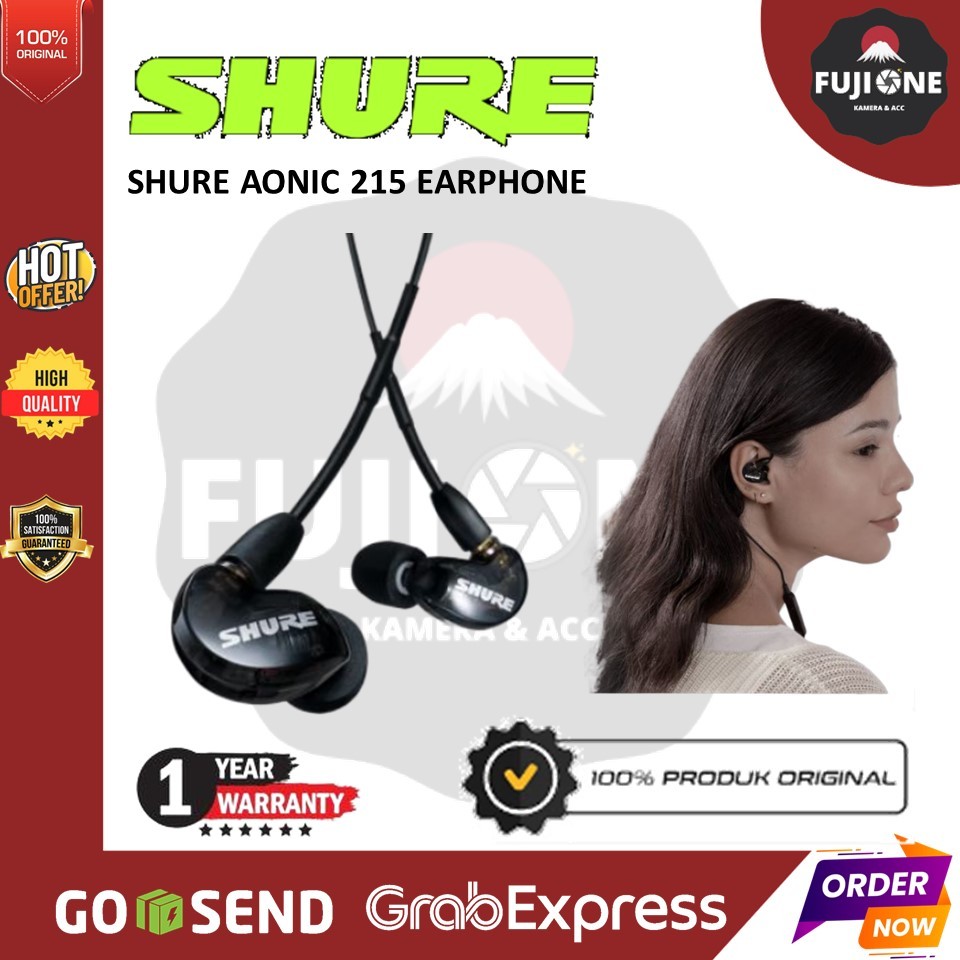 Jual Shure SE215 AONIC 215 Wired Sound Isolating Earphone