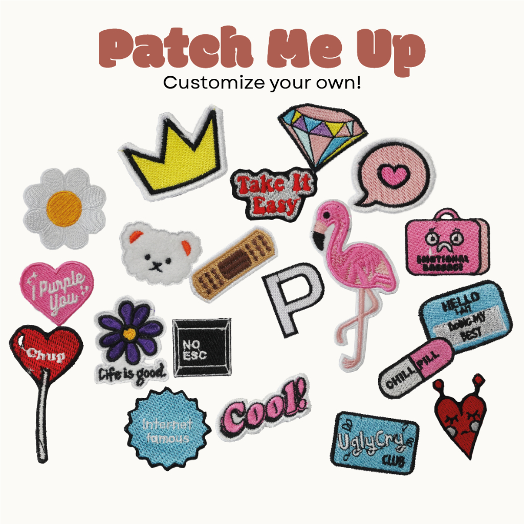 Jual Paperie Lab - Patch Me Up! Patch Bordir Unik | Shopee Indonesia