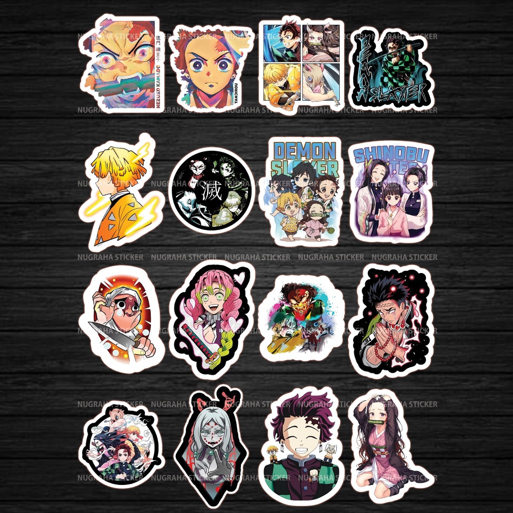 Jual 400 PCS Sticker Mitsuri Kanroji Demon Slayer - Mitsuri Kanroji ...