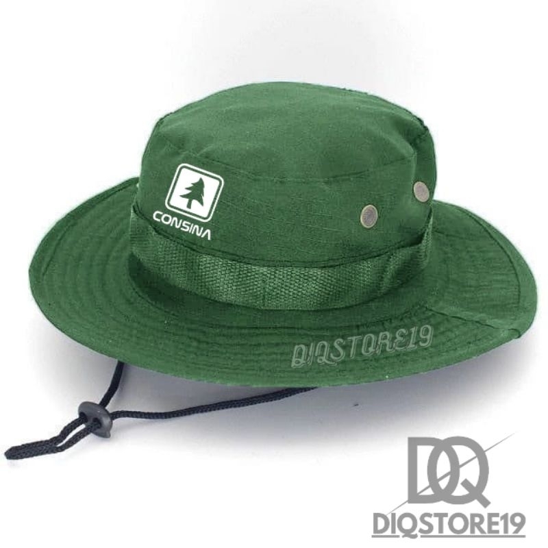 Jual Topi Rimba outdoor logo cons DTF/Topi Aktivitas adventure ...