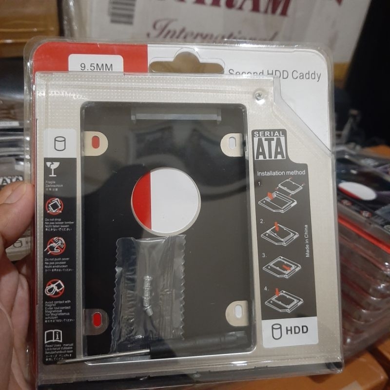 Jual HDD CADDY 9,5 MM & 12,7 MM / SSD CADDY SLIMM & TEBAL / SLOT DVD TO ...