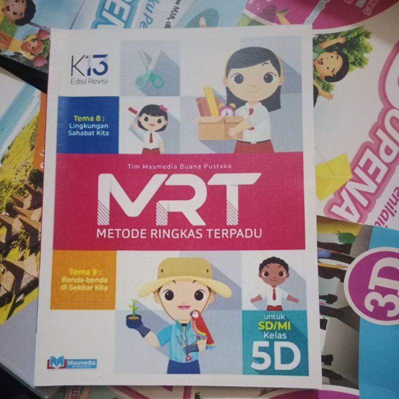 Jual Buku MRT (metode Ringkas Terpadu) SD Kelas 5D Penerbit Masmedia ...