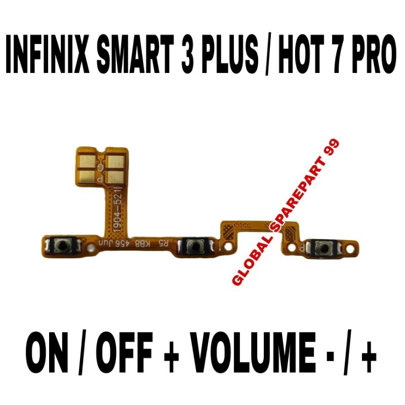 Jual FLEXIBEL ON / OFF + VOLUME - / + INFINIX SMART 3 PLUS - X627 / HOT ...