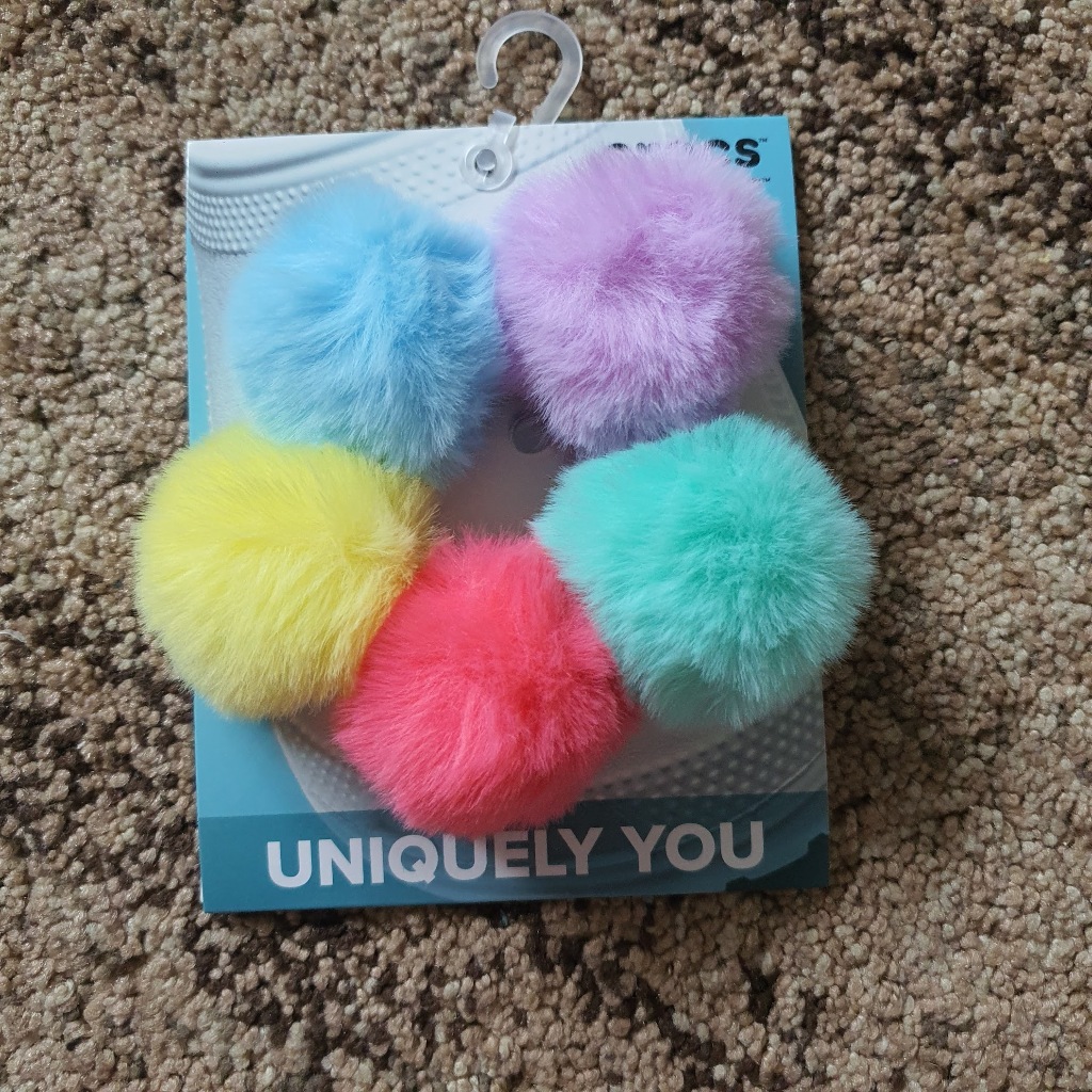Jual CROCS Jibbitz bright colour puff ball 5 pack 10009279 Shopee