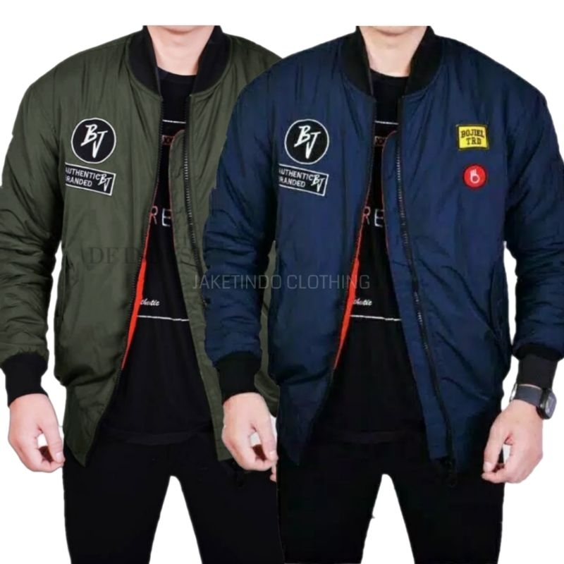 Jual JAKET BOMBER PRIA MURAH | Shopee Indonesia