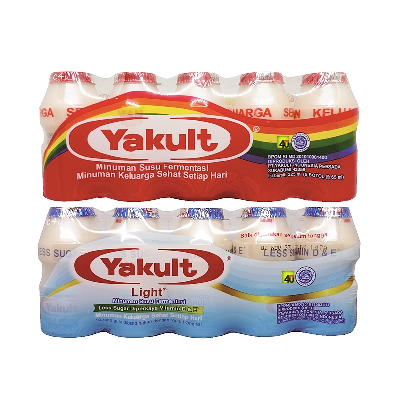 Jual Yakult Minuman Susu Fermentasi Pack Isi 5 Pcs Shopee Indonesia 1883