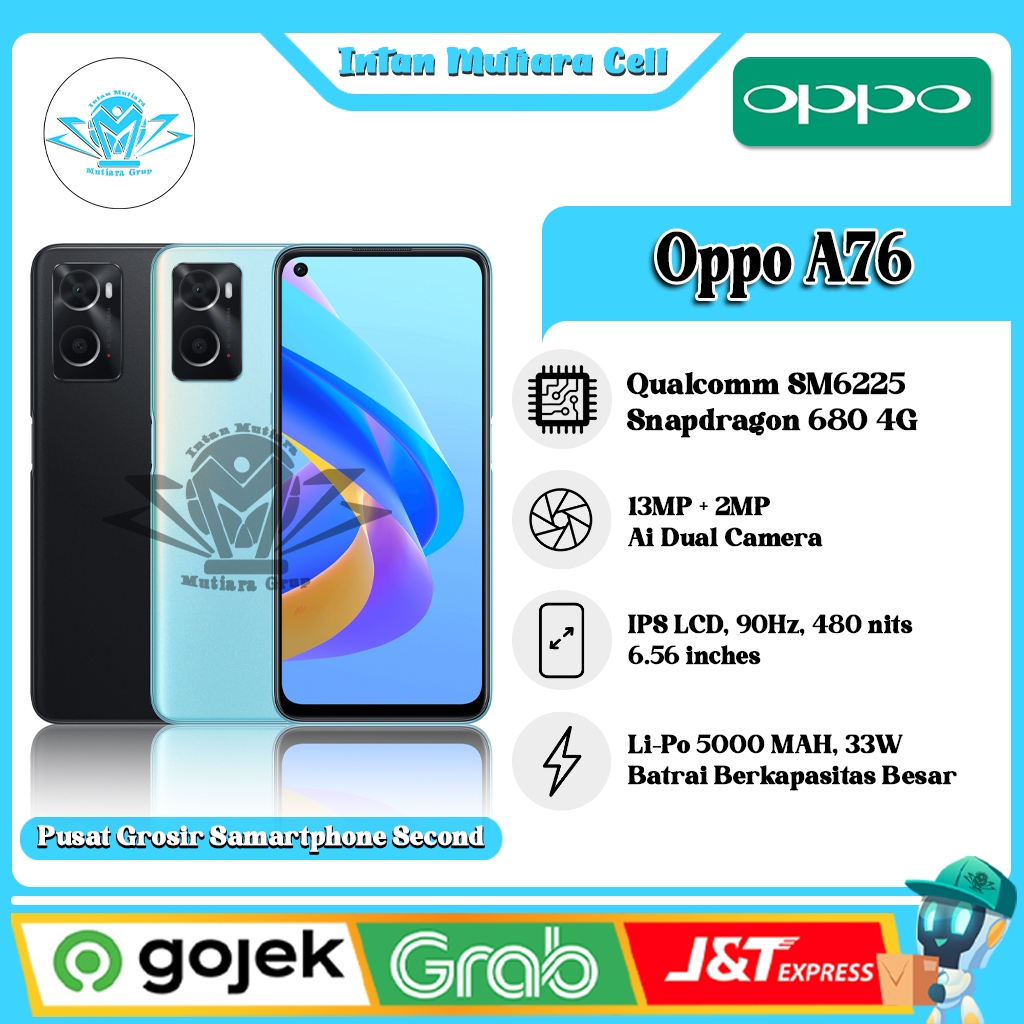 Jual Oppo A76 Ram 6 Rom 128GB (Second) | Shopee Indonesia