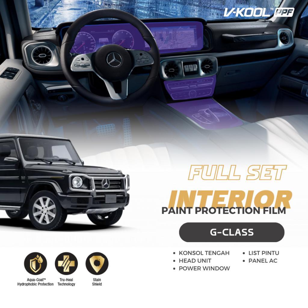 Jual VKOOL PPF Interior Protector Mercedes Benz G Class /GClass - Full ...