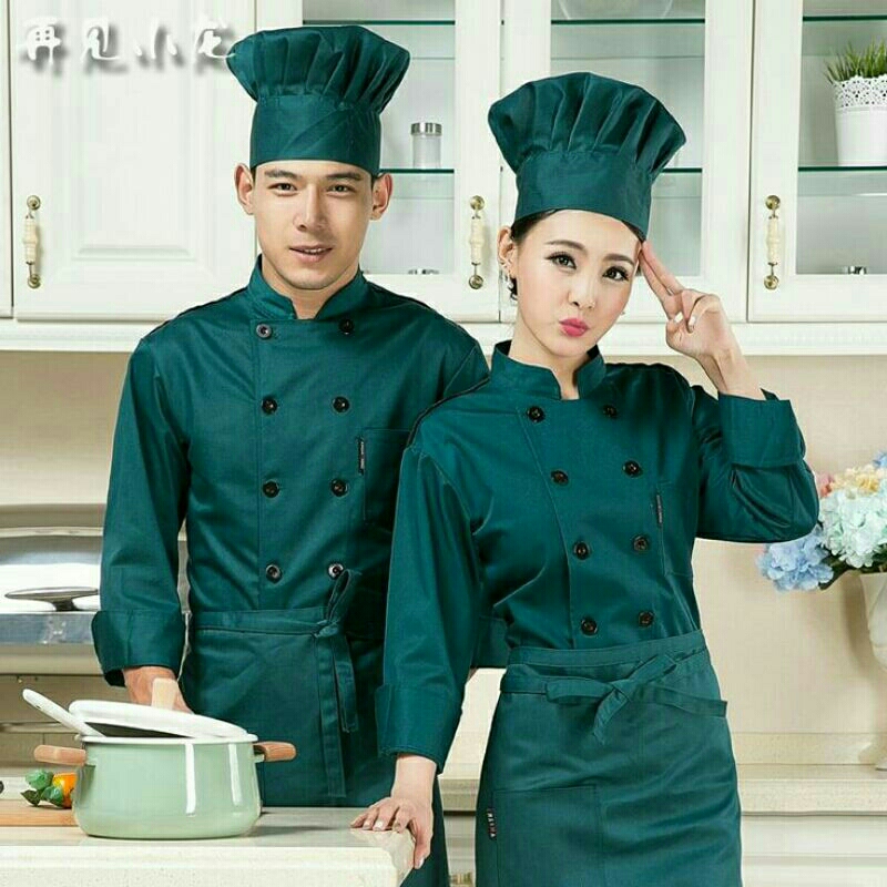 Jual Topi Koki Model Jamur Masterchef Topi Masak Bahan American Drill ...