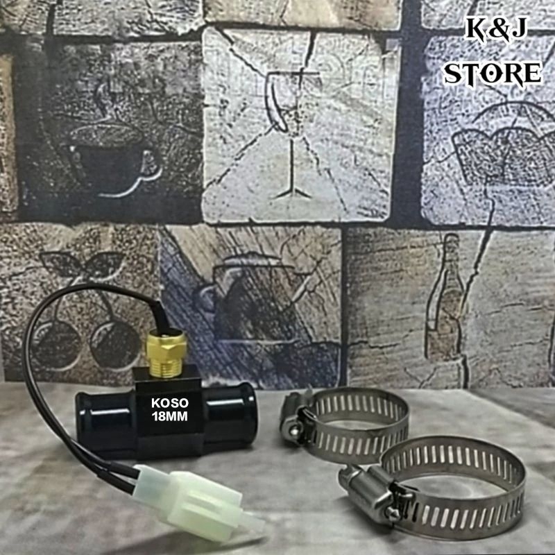 Jual Set Adapter KOSO + Switch Sensor Temperatur Radiator Motor Digital ...