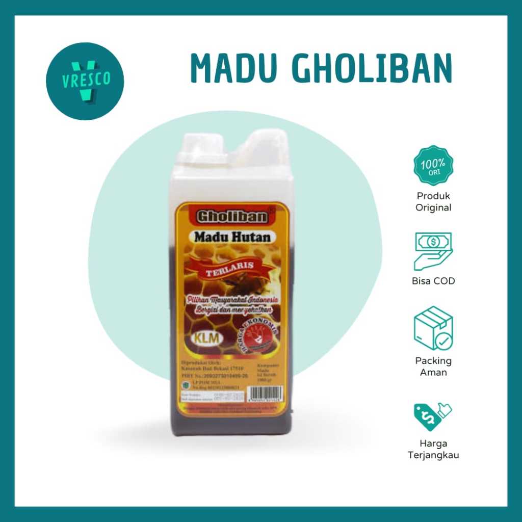 Jual Madu Gholiban Madu Hutan Asli Original Kemasan 1kg Shopee Indonesia 1284