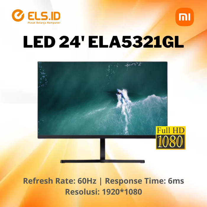 Jual Xiaomi Mi 24" ELA5321GL Monitor LED FHD IPS 100 sRGB Shopee