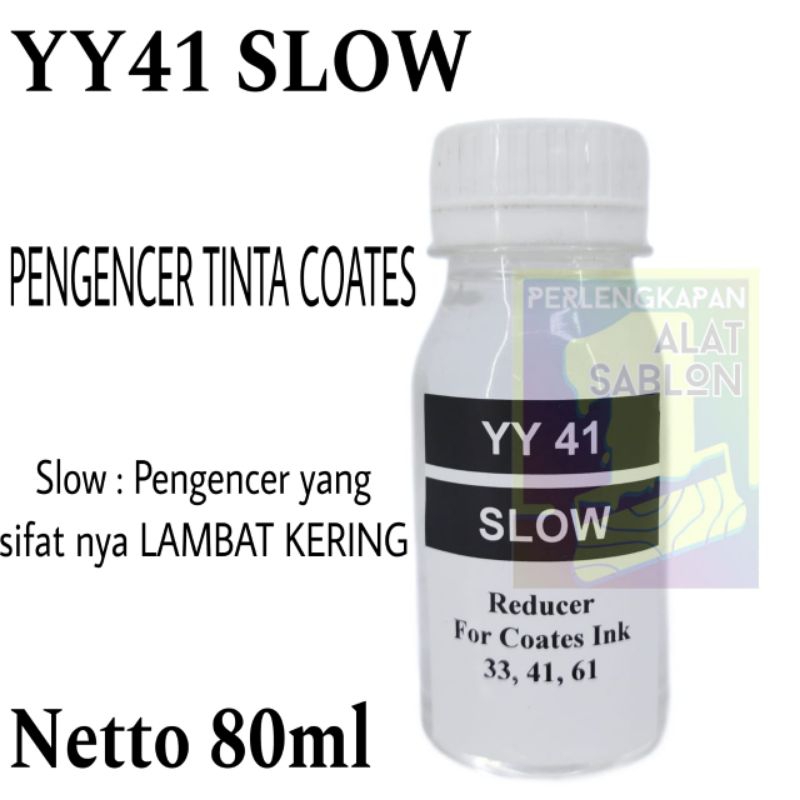 Jual YY41 SLOW PENGENCER TINTA COATES 80ML | Shopee Indonesia