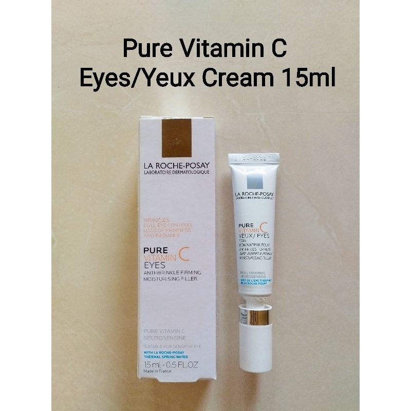 Jual La Roche Posay Pure Vitamin C Eye / Yeux Cream 15ml(Exp 2026/04)(Baru) Shopee Indonesia