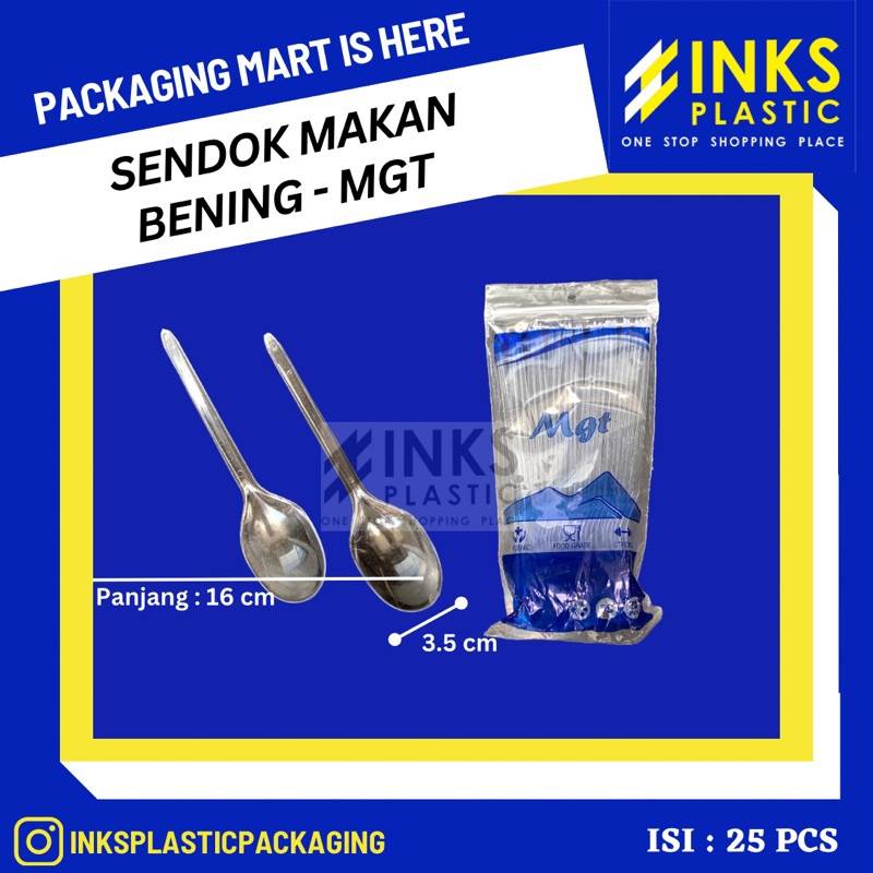 Jual Sendok Makan Bening 25 Pcs Shopee Indonesia