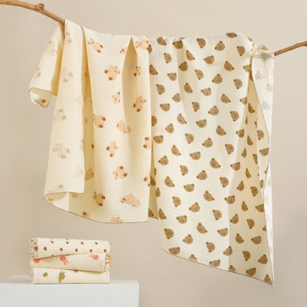Jual BABYRWARSOME Selimut Bayi Korea Cotton Muslin Bamboo Newborn