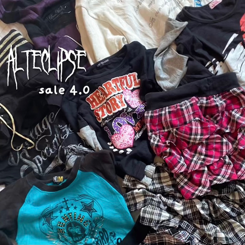 Jual alteclipse (personal wardrobe) SALE 1.0 y2k goth grunge graphic ...