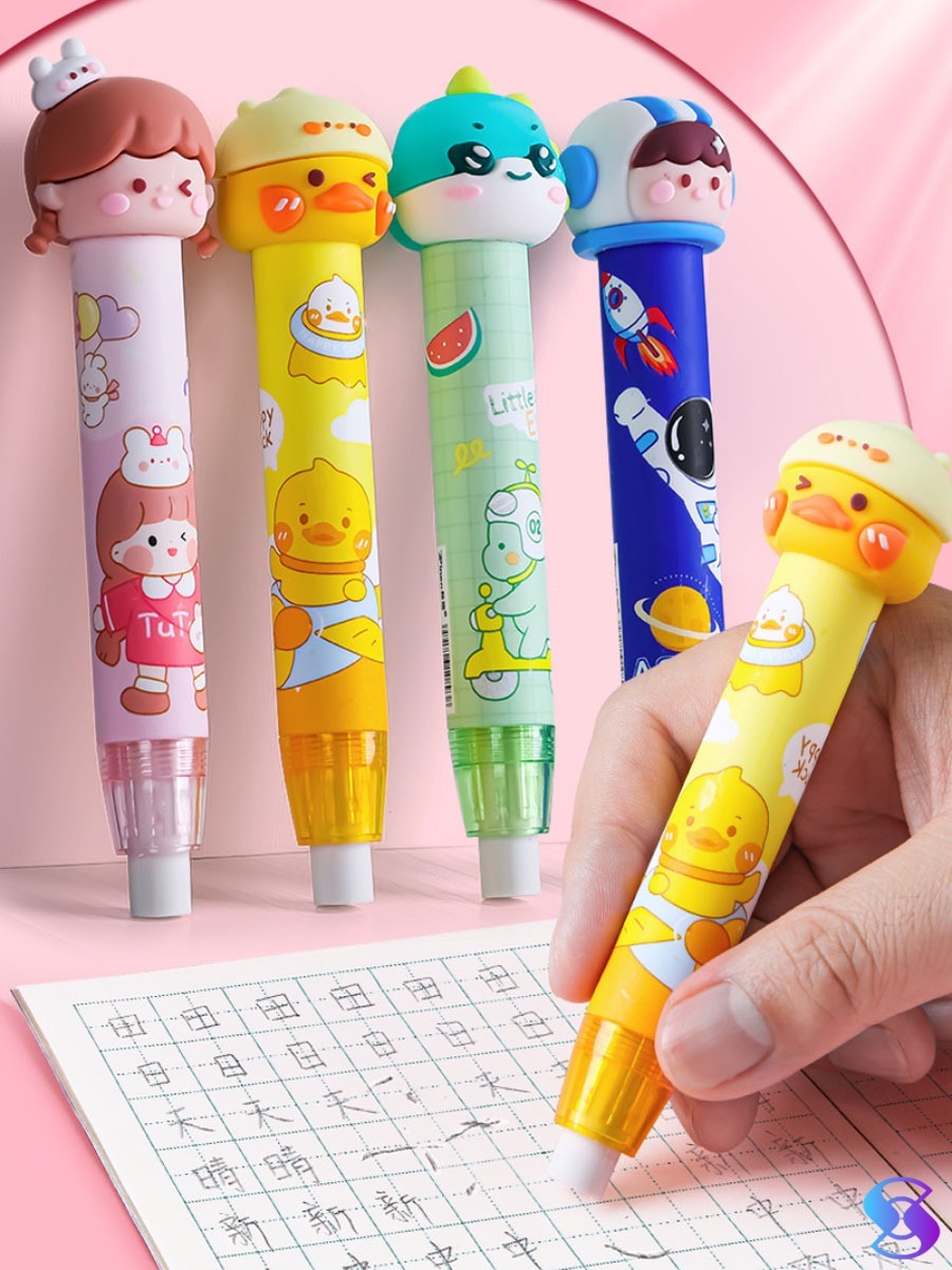 Jual Penghapus Pensil Mekanik Karakter Mechanical Eraser Lucu Hapusan