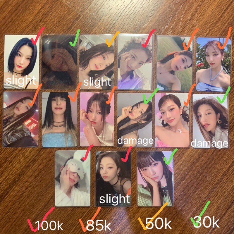 Jual (read desc) photocard pc fromis_9 saerom hayoung jiwon