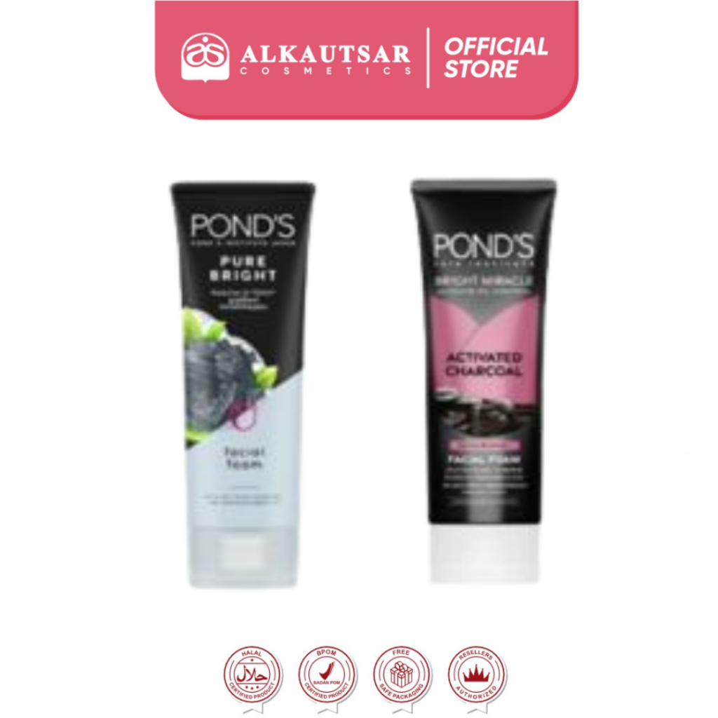 Jual Pond's Bright Miracle Ultimate Oil Control Activated Charcoal ...