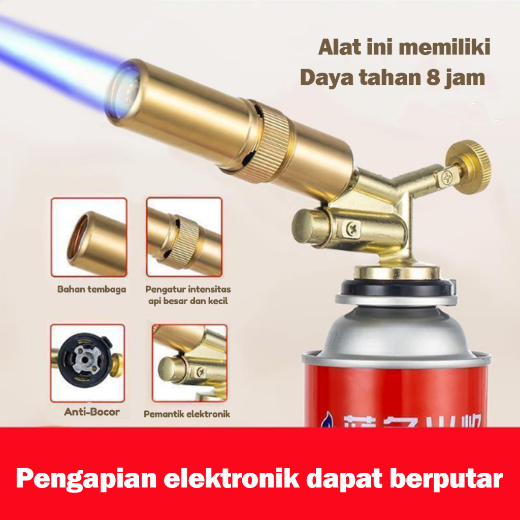 Jual Portable Kepala Gas Torch BBQ Blow Torch Flame Gun Korek Shopee
