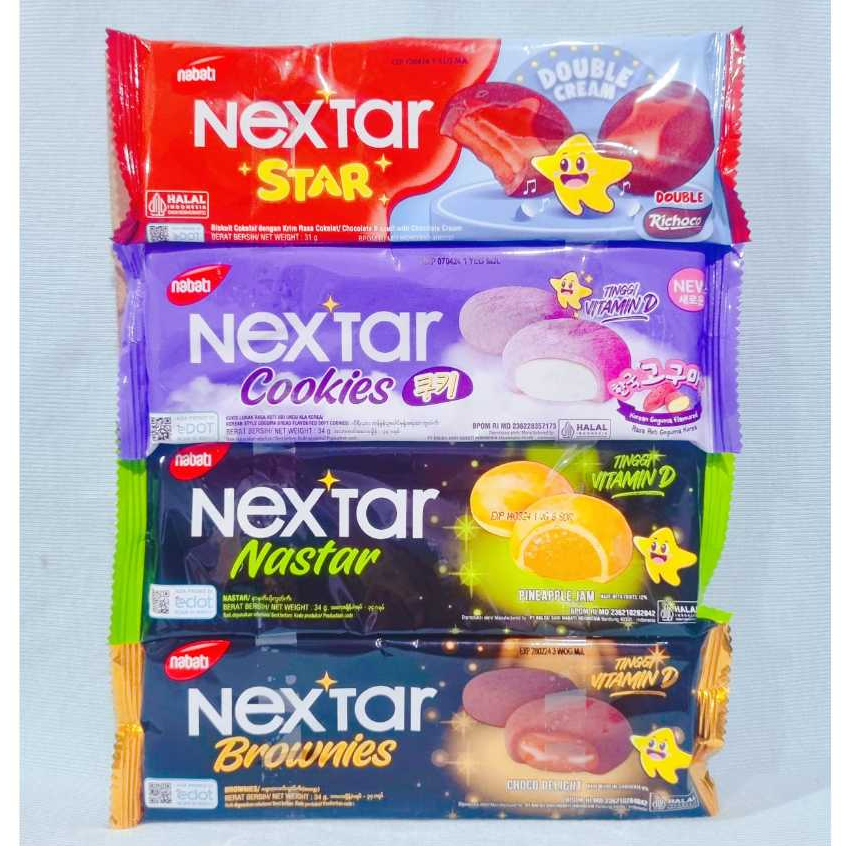 Jual Nabati Nextar Nastar / Brownies / Cookies Goguma / Star (1 Pcs