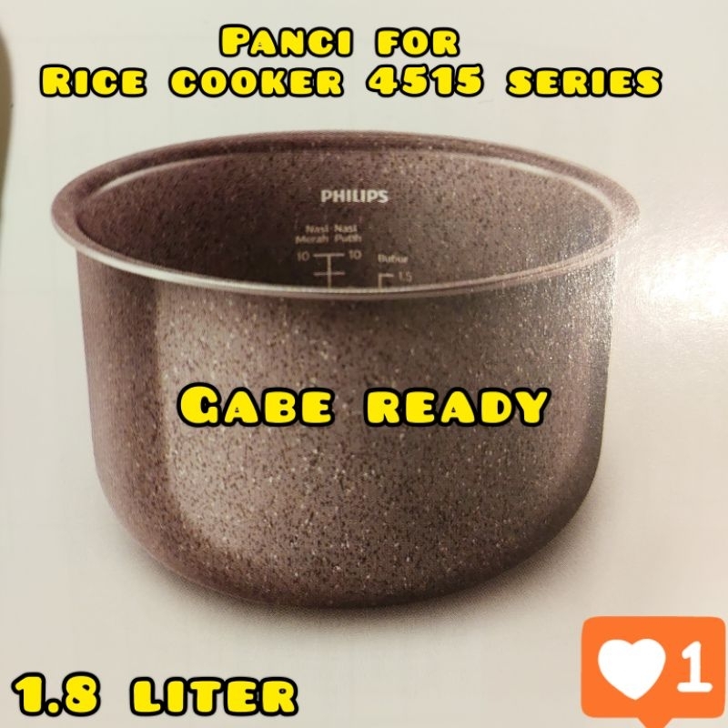Jual Philips Panci Rice Cooker Digital Series Hd4515 1,8Liter Shopee