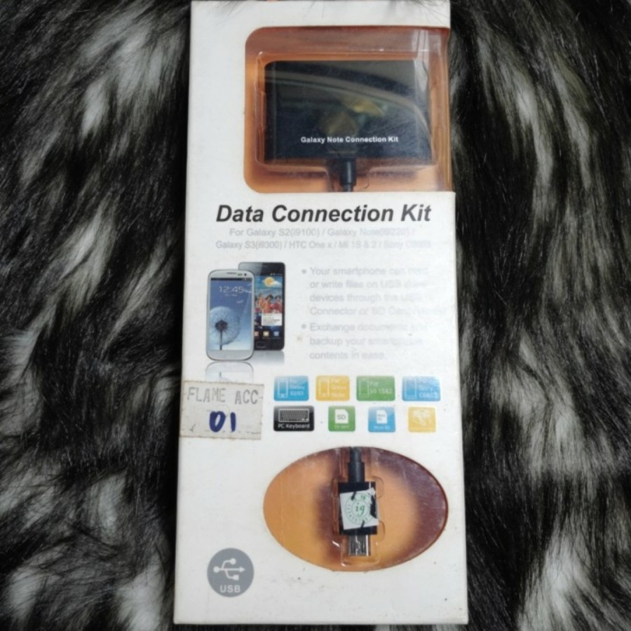 Jual Samsung Galaxy Connection Kit Micro USB to USB TF SD Card DR03-S2 ...