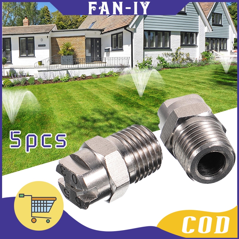 Jual 5Pcs 2 Poin 1.1mm Kepala Nozzle V Jet Sprayer 65 Derajat Baja