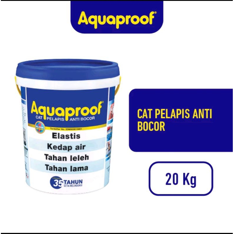 Jual Aquaproof Pail Kemasan 20 Kg Cat Pelapis Anti Bocor Waterproof Waterproofing Cat Anti Bocor 5862