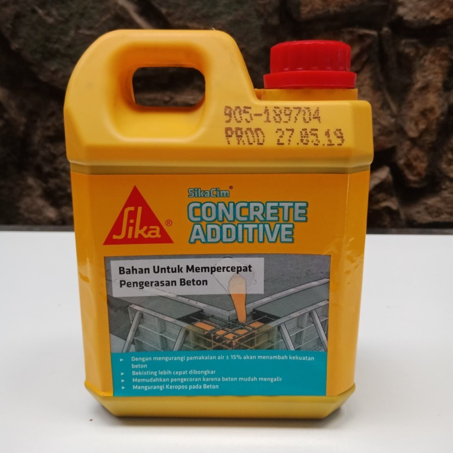 Jual SikaCim® Concrete Additive 900ml obat beton percepat pengerasan