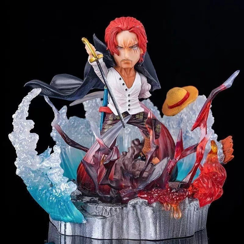 Jual Action Figure One Piece Yonko Shanks Akagami Chibi Chibi Recast ...