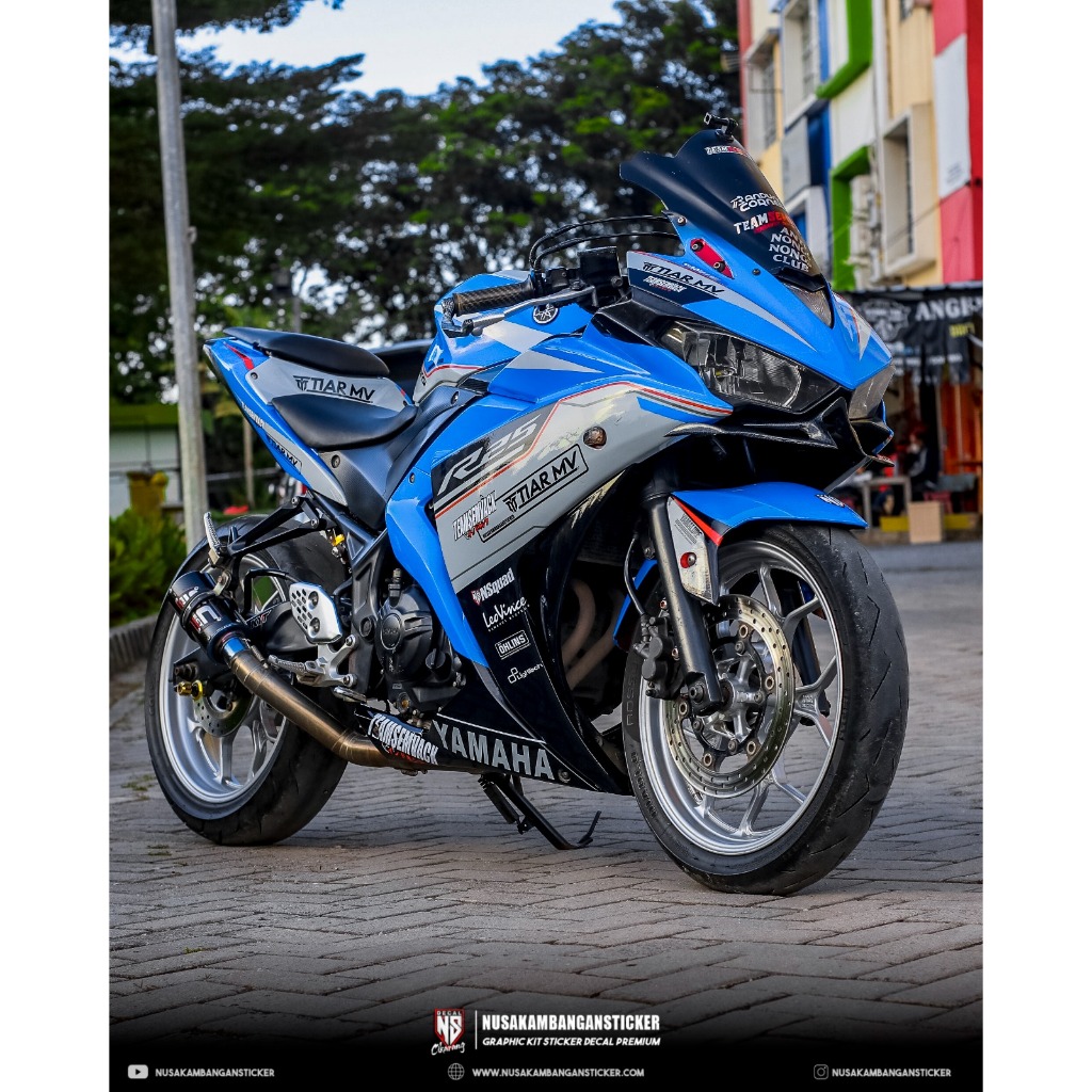 Jual Stiker R25 Biru | Shopee Indonesia