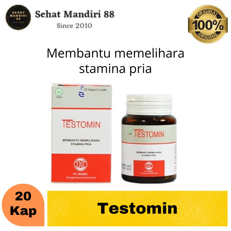 Jual Testomin isi 20 kapsul | Shopee Indonesia