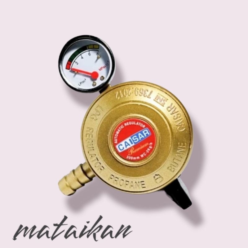 Jual Regulator Gas Caisar Premium Meter SNI Rumah Tangga Tekanan Rendah