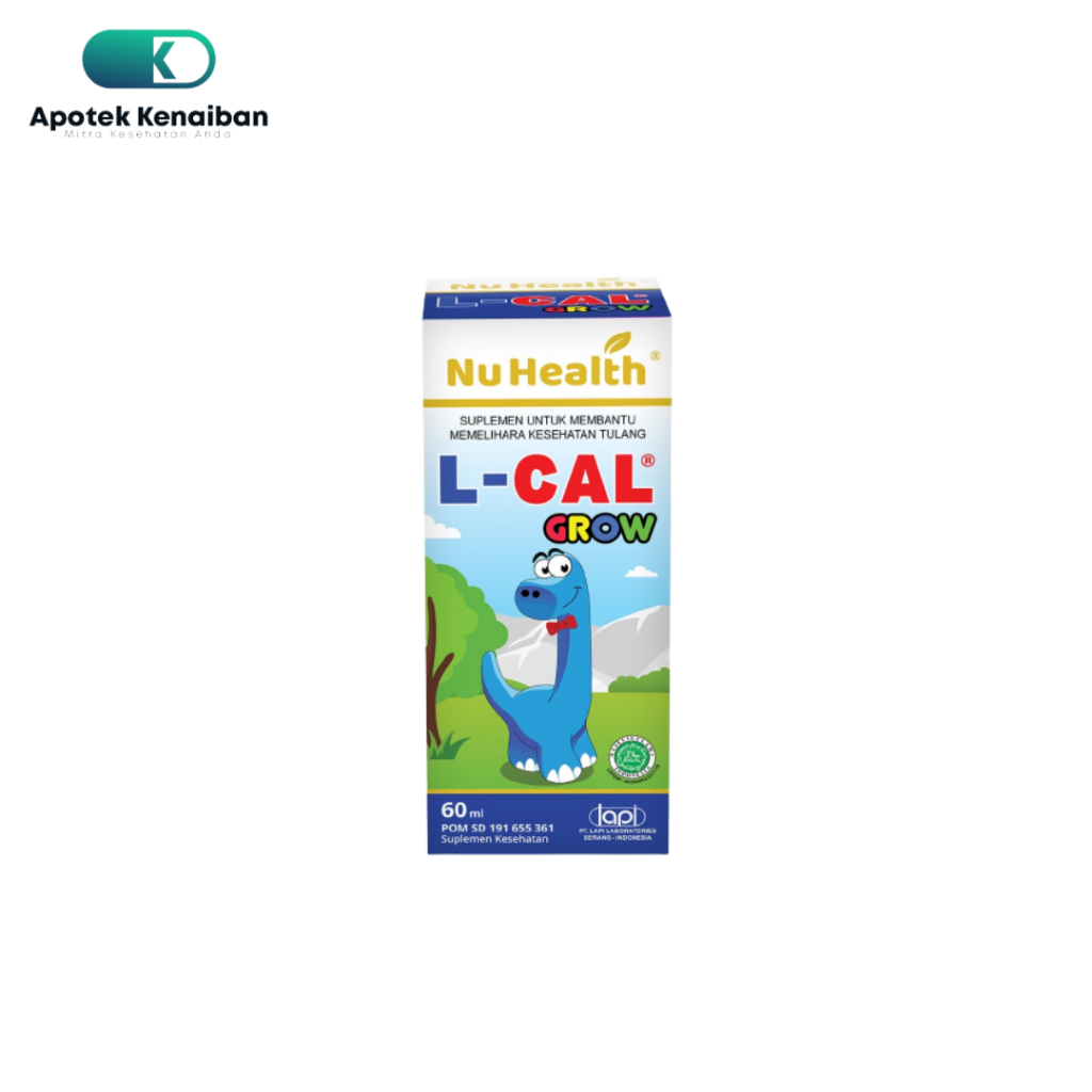 Jual L-Cal Grow Syrup 60 Ml Suplemen Pertumbuhan Tulang Pada Anak ...