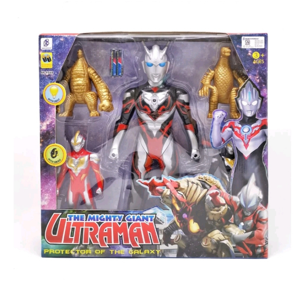 Jual RAJA - Mainan Anak The Mighty Giant Ultraman Monster Set - BP 9568 ...