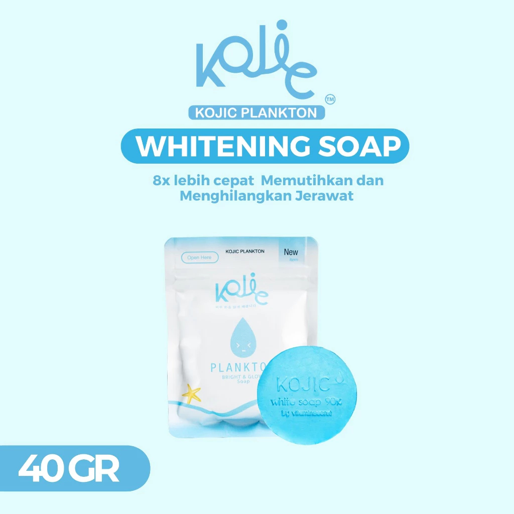 MFI - Bright & Glow Body Soap 40 Gram by Kojic Plankton