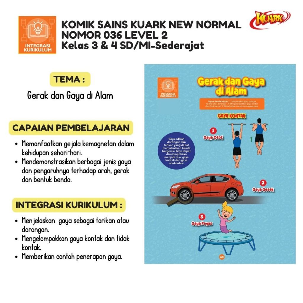 Jual KUARK Komik Sains Level II Nomor 036 New Normal - Materi OSK 2024 ...