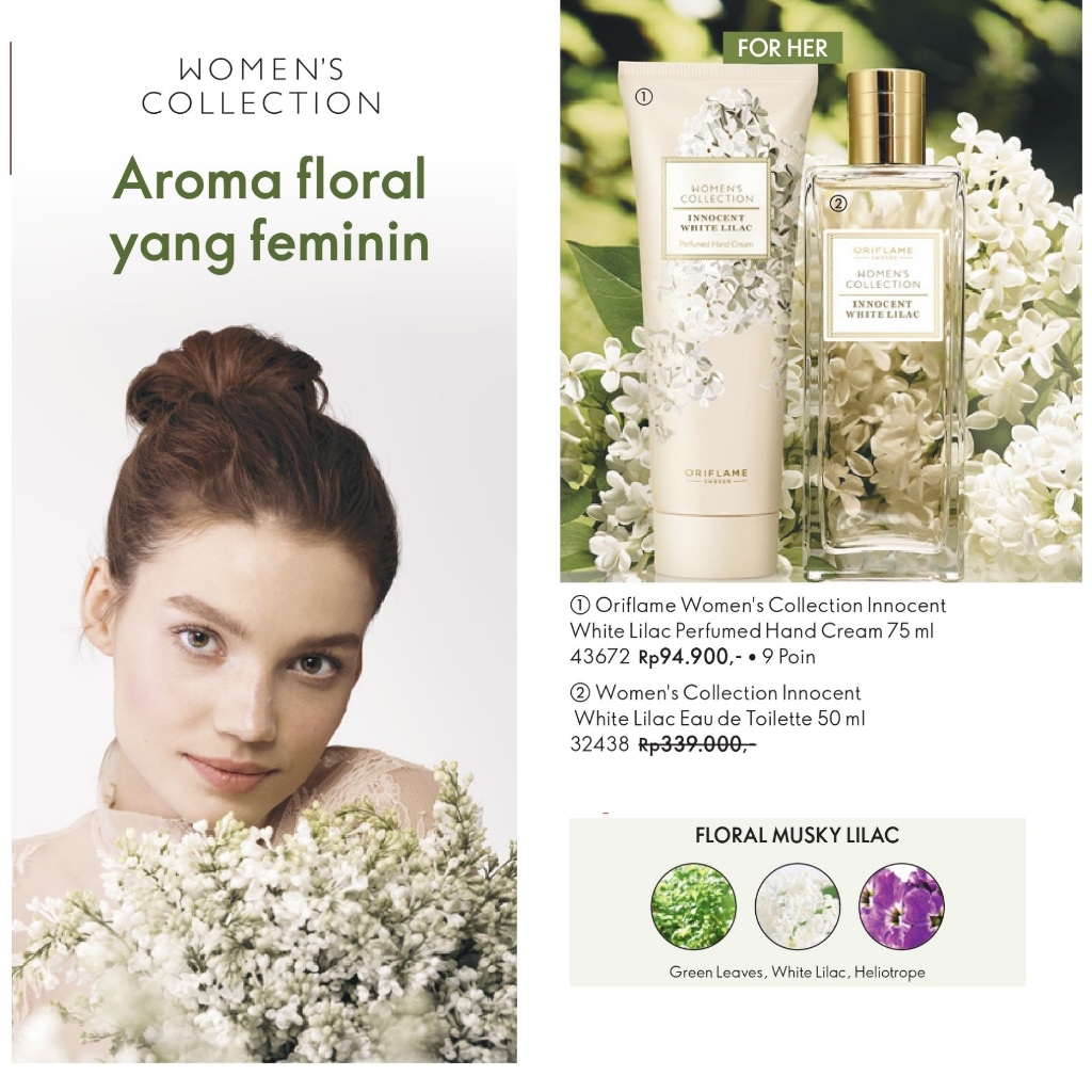 Jual Oriflame Women's Collection Innocent White Lilac Perfumed Hand