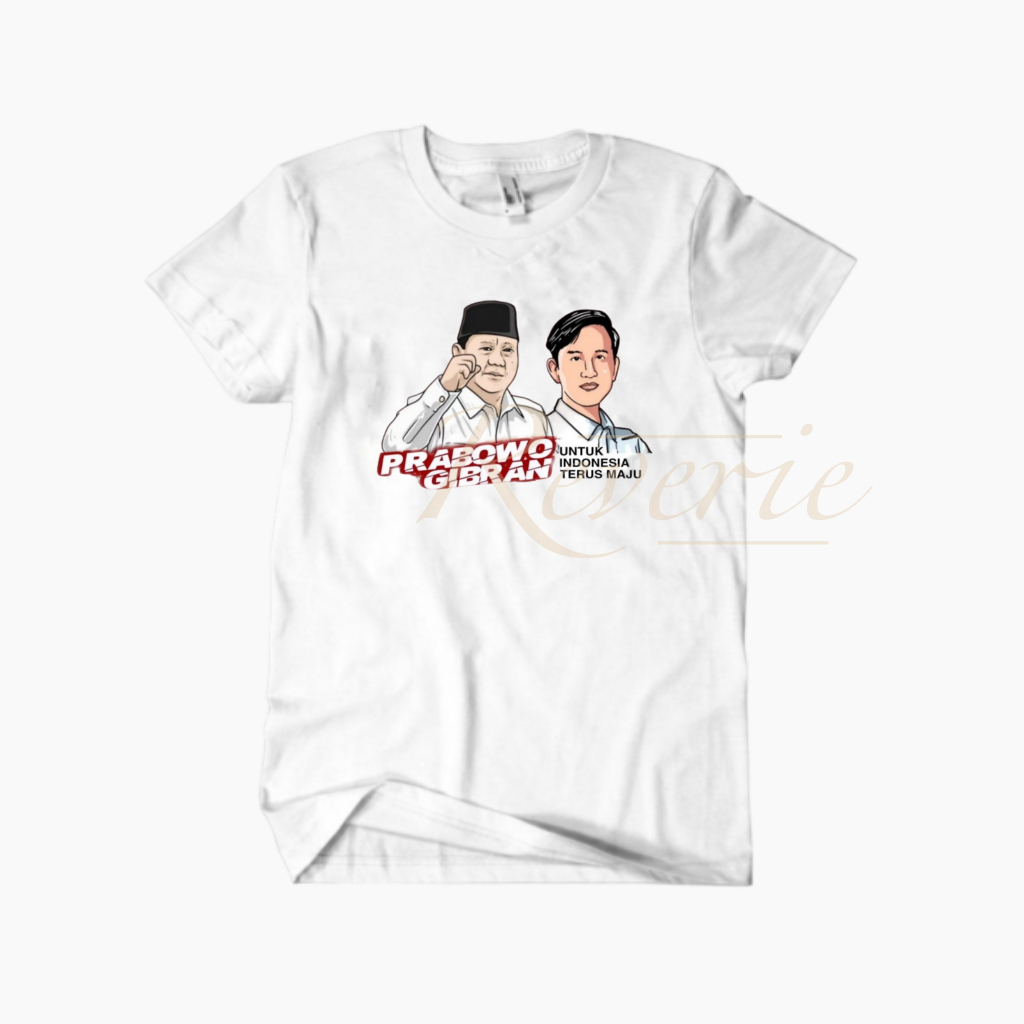 Jual Kaos Seragam Prabowo Gibran Untuk Indonesia Terus Maju Baju Tshirt