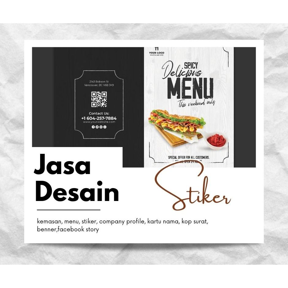 JASA DESAIN - BEBAS REVISI DESAIN YANG SUDAH ADA - DESAIN LOGO, BROSUR, RATECARD, IKLAN, FEED DLL