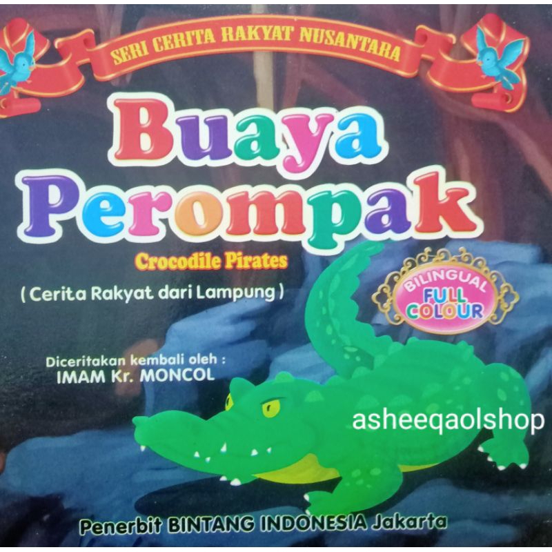 Jual Buku Dongeng Cerita Rakyat Lampung Buaya Perompak Shopee Indonesia