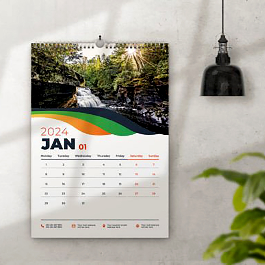 Jual Kalender Dinding Kalender Dinding Custom Foto Kalender Tahun Shopee Indonesia