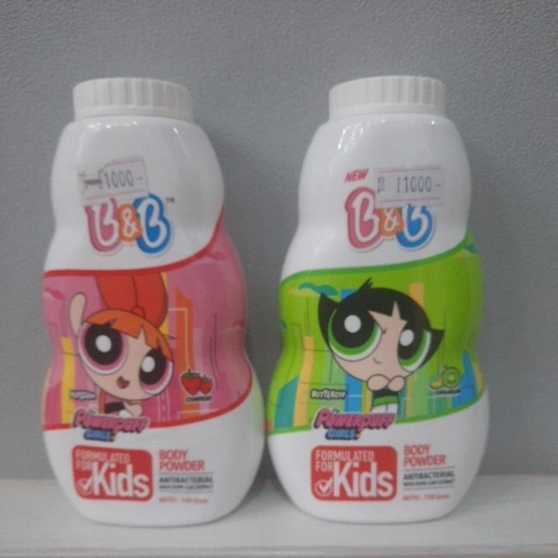 Jual B&B Body Powder PowerPuff Girls 150 gr | Shopee Indonesia