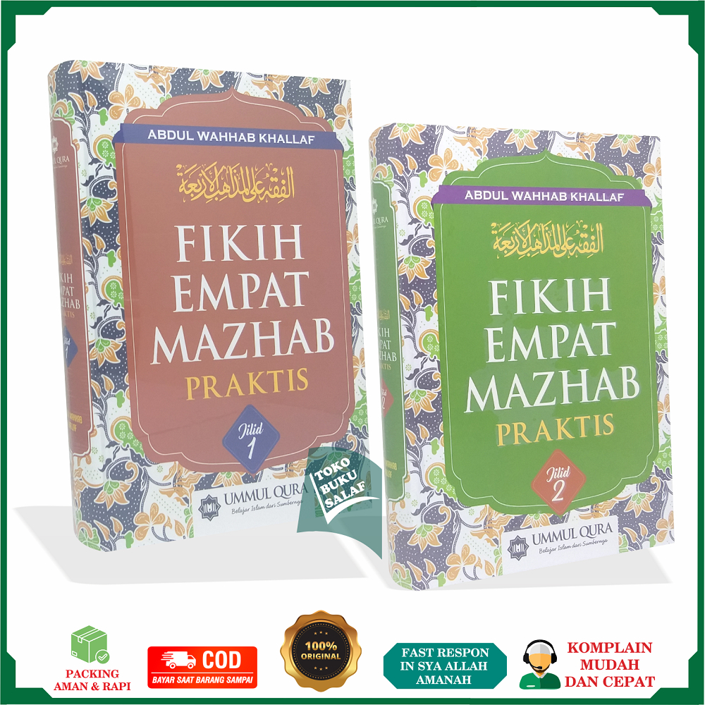 Jual PAKET 2 BUKU Fikih Empat Mazhab Praktis JILID 1 DAN 2 ORIGINAL ...